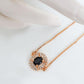 Golden Dusk Black Charm Bracelet