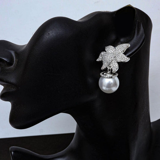 Floral Dew Drop Earrings