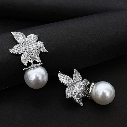 Floral Dew Drop Earrings