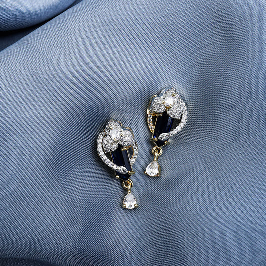 Sapphire Glow Earrings