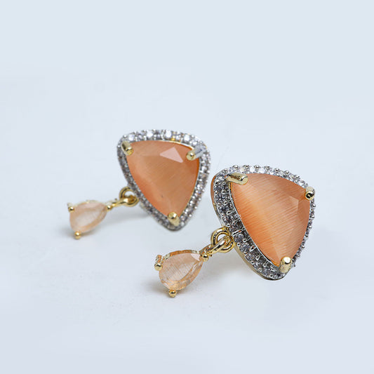 Citrus Triangular Earrings