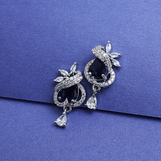 Dazzling Blue Earrings