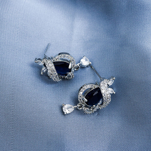 Dazzling Blue Earrings