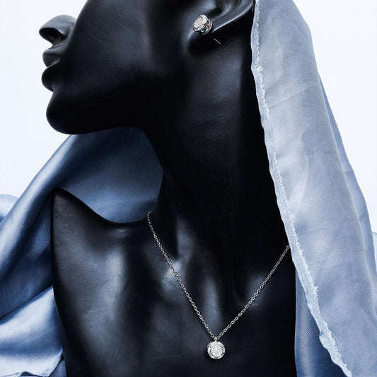 Elegant Silver Pendant set