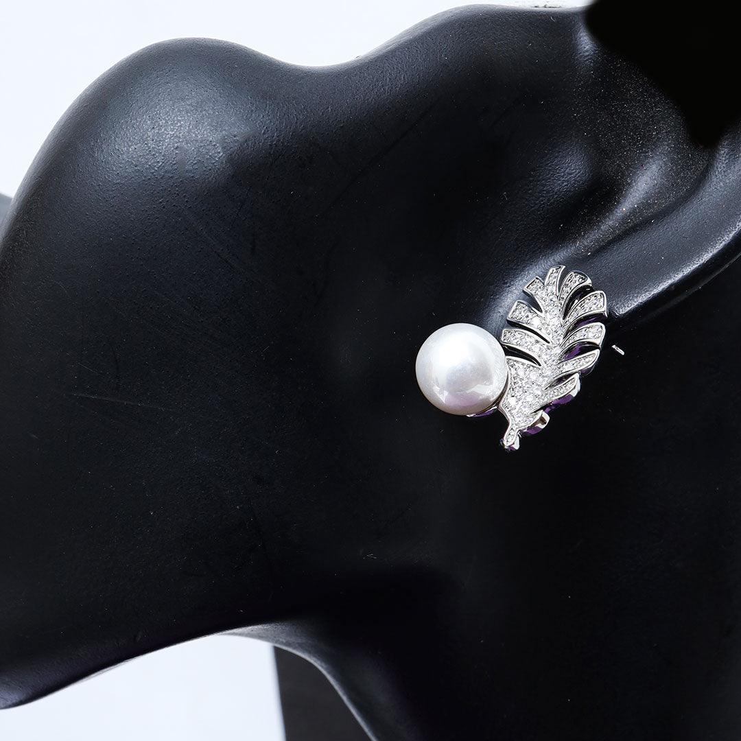 Aesthetic Pearl Silver Stud/Earrings
