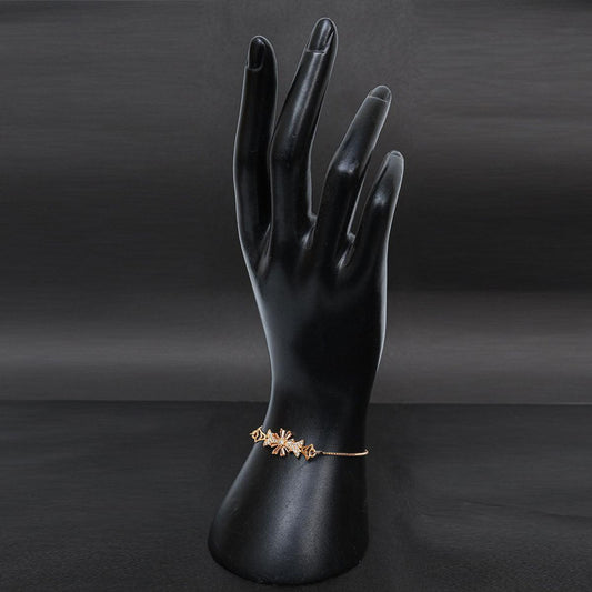 Sleek Golden Daisy Bracelate