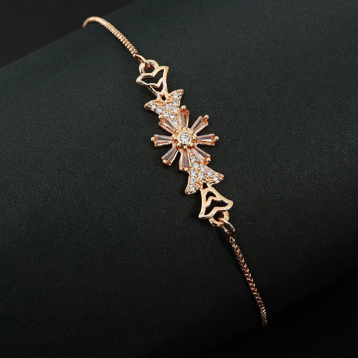 Sleek Golden Daisy Bracelate