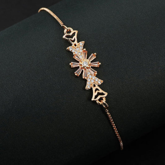 Sleek Golden Daisy Bracelate