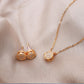 Elegant Golden Pendant Set