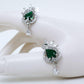 Lush Green Drop Earrings